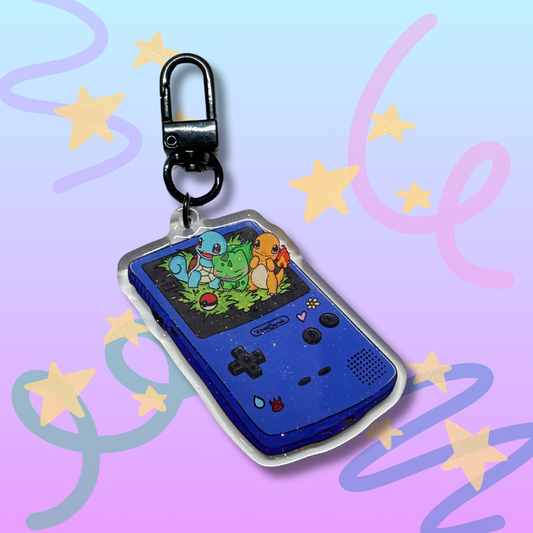 Gen 1 Pokemon Starter Keychain